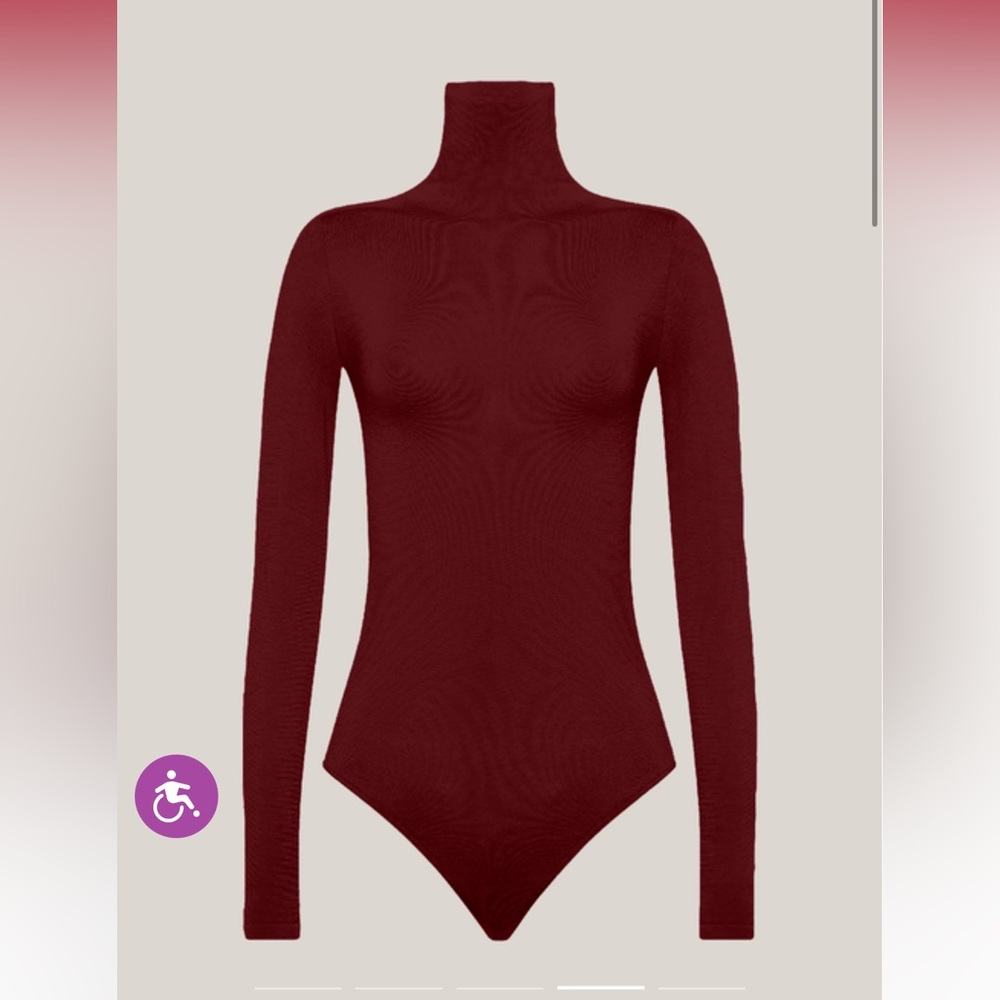 Wolford Colorado String Bodysuit in Merlot 💄❤️